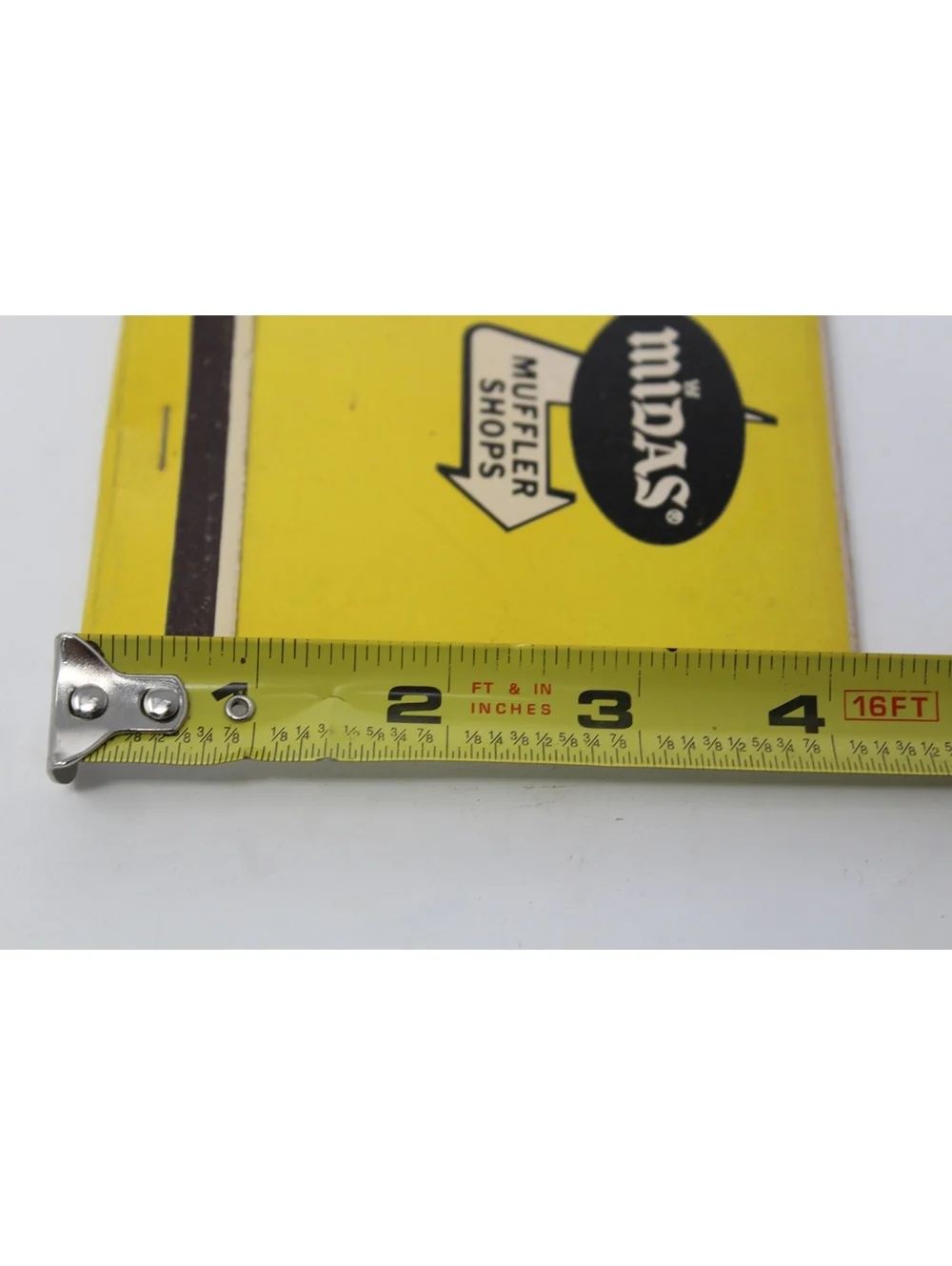 Vintage Matchbook Midas Muffler Shops 5 Memphis Locations 1960s Unused Unstruck